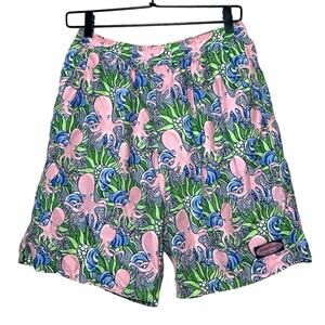 Vineyard Vines Men’s Chappy Octopus Swim Trunks Size Medium